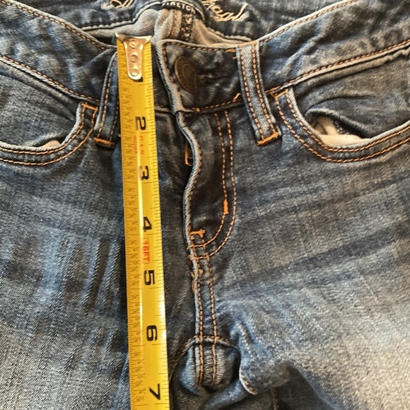 AMERICAN EAGLE Stretch Denim Jegging- size womens 0 - Picture 13 of 16